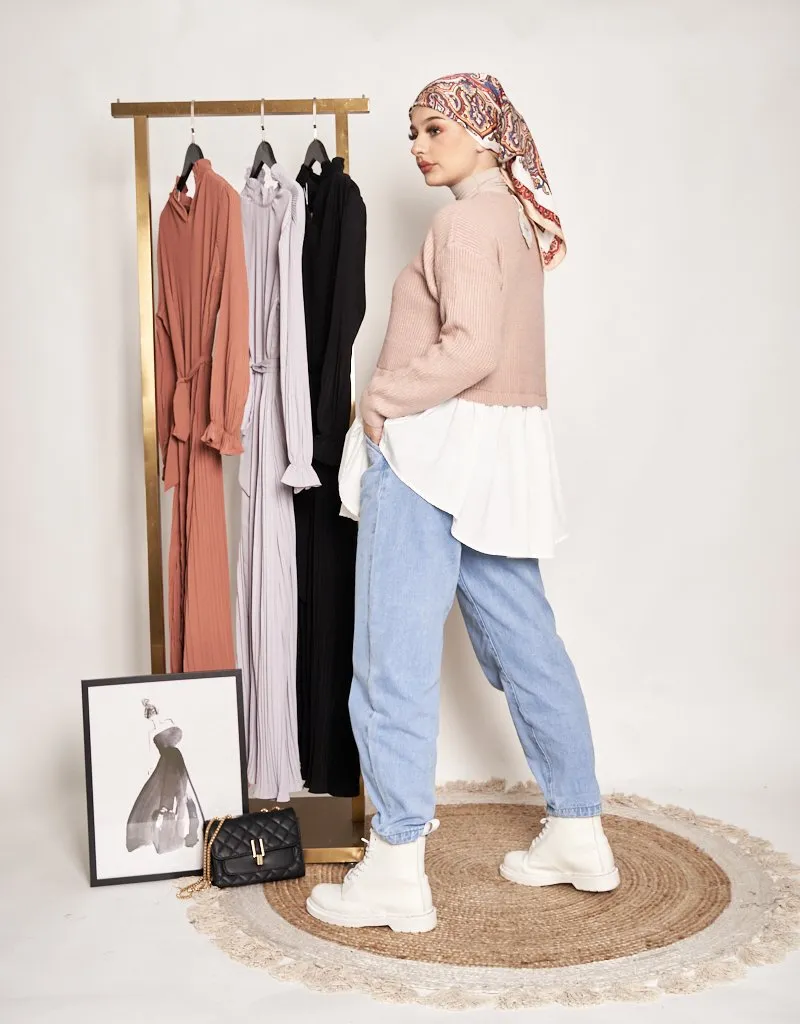 Alana Wool Top With Shirt