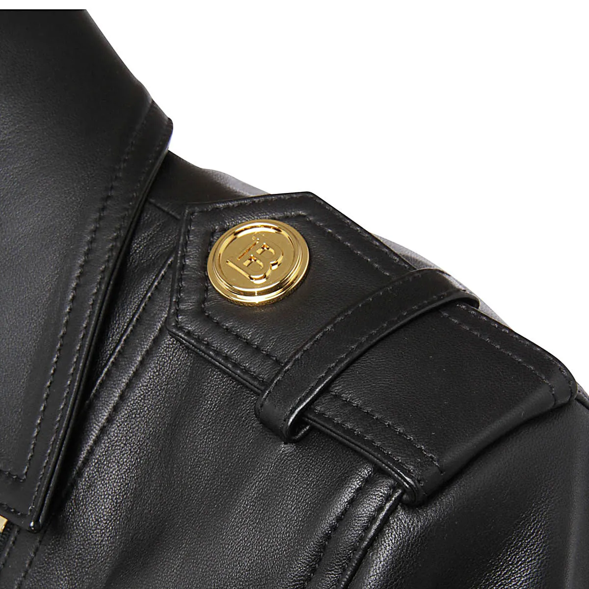 Balmain Belted Cropped Jacket