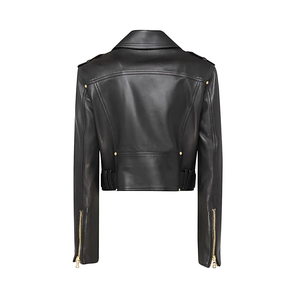 Balmain Belted Cropped Jacket