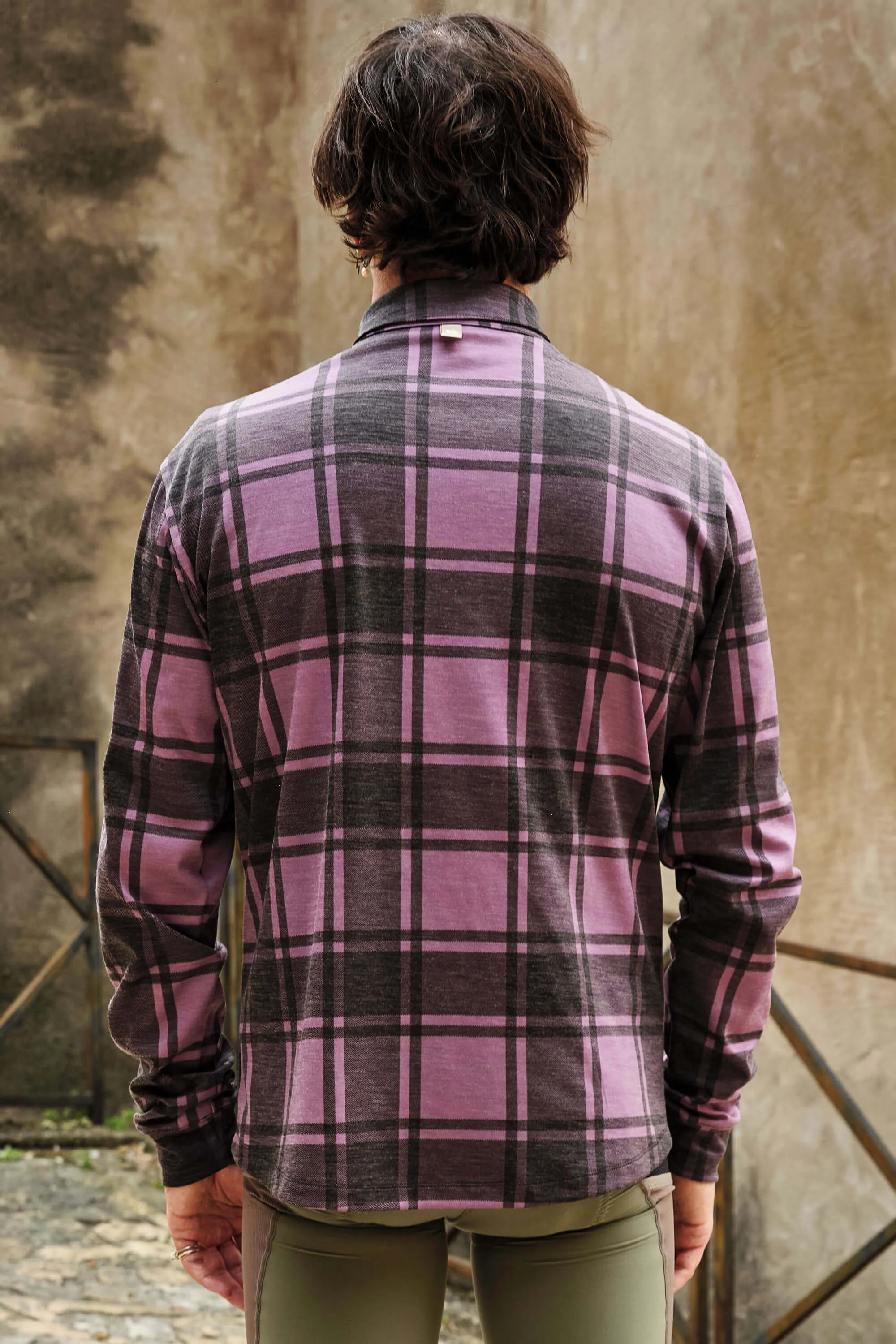 Beyond Gravel Button Down Wool Long Sleeve Shirt