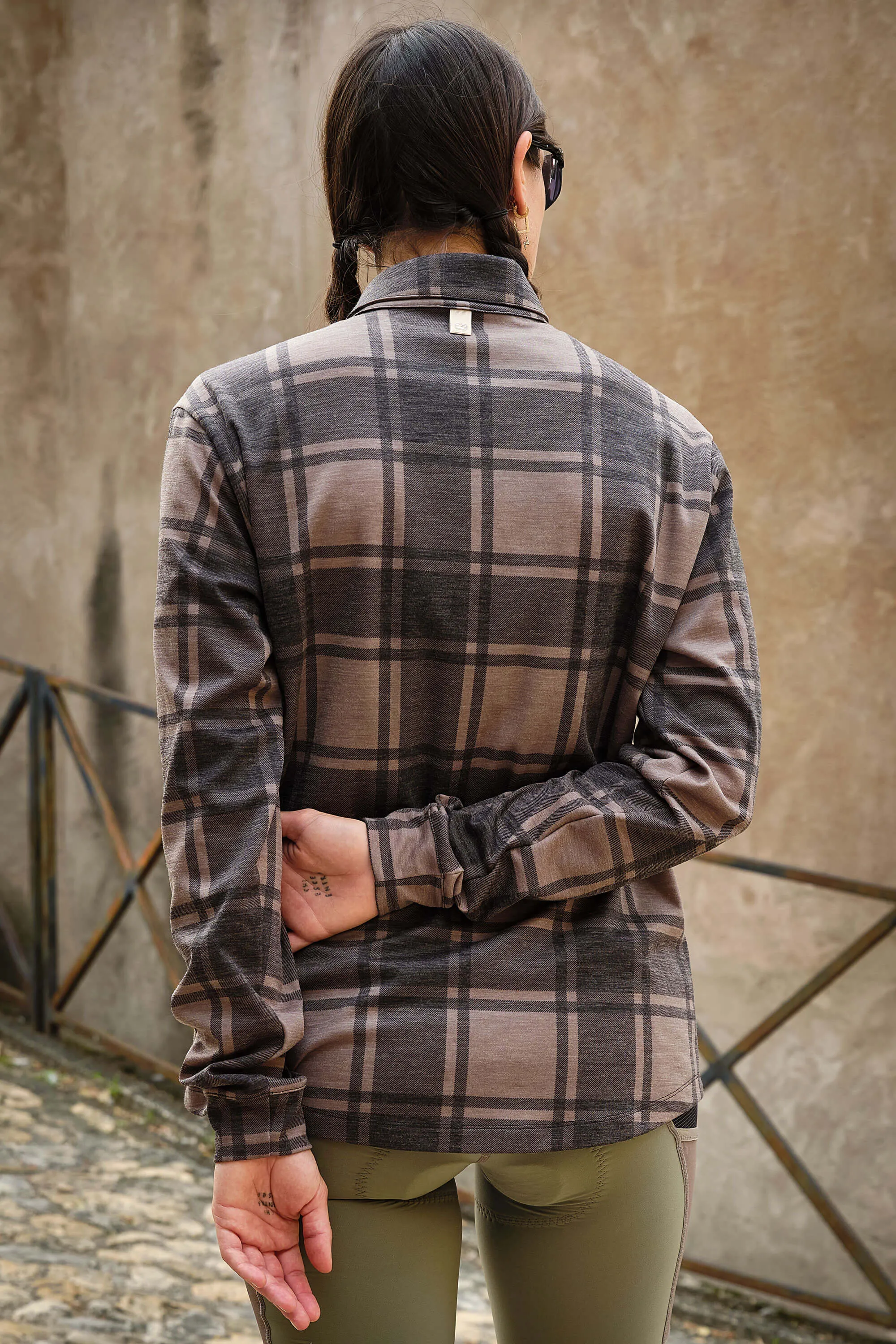 Beyond Gravel Button Down Wool Long Sleeve Shirt