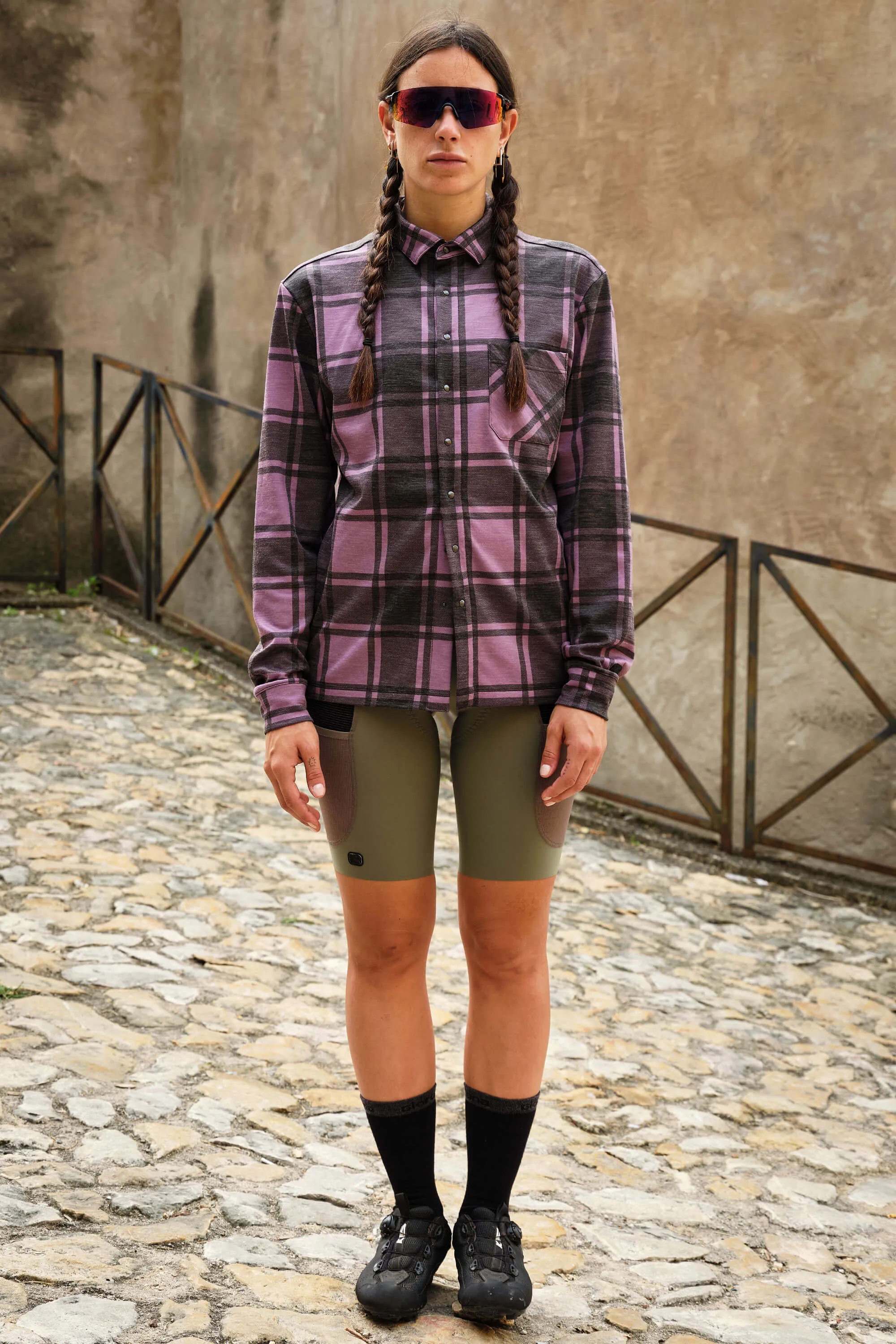 Beyond Gravel Button Down Wool Long Sleeve Shirt