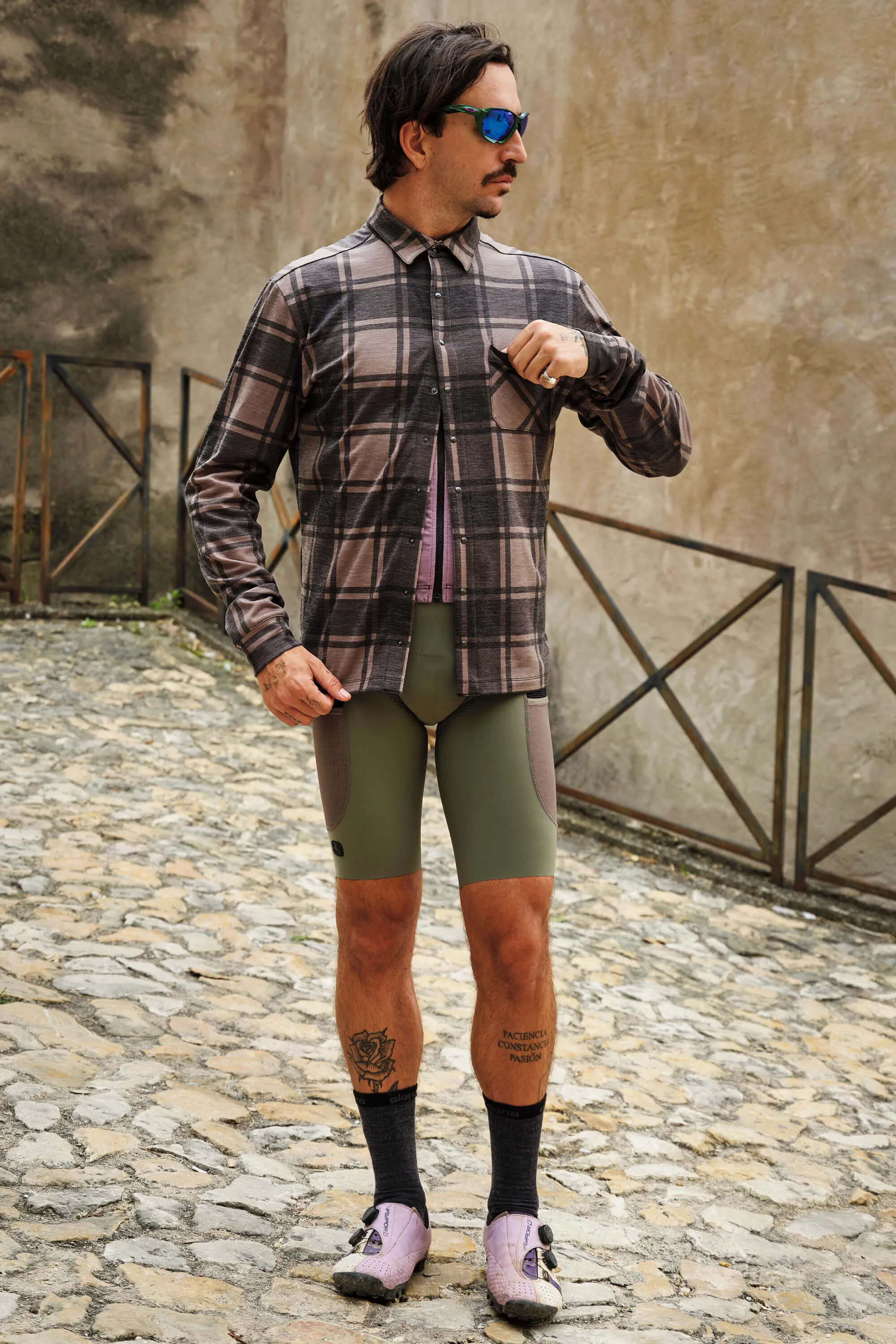 Beyond Gravel Button Down Wool Long Sleeve Shirt