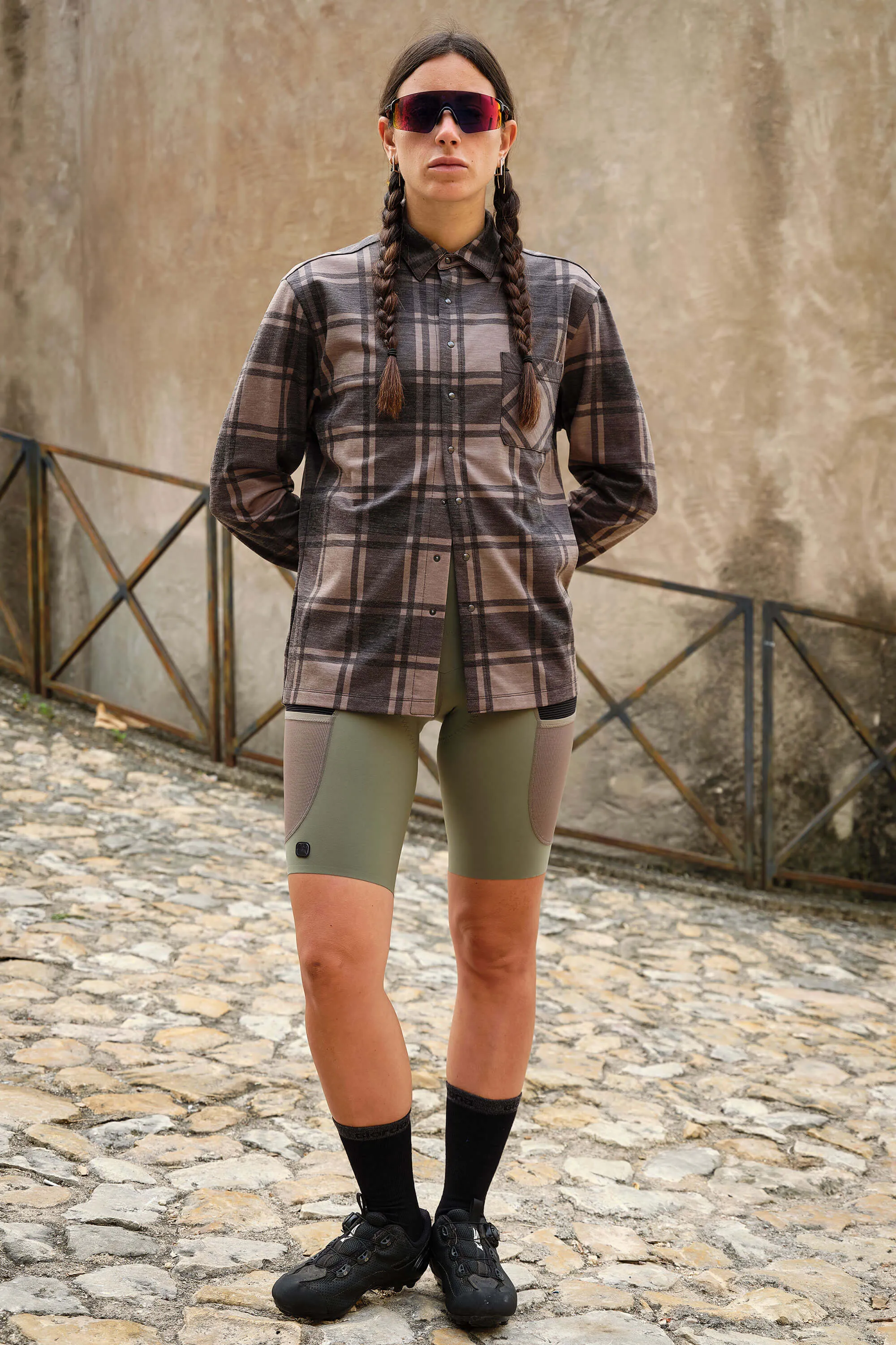 Beyond Gravel Button Down Wool Long Sleeve Shirt