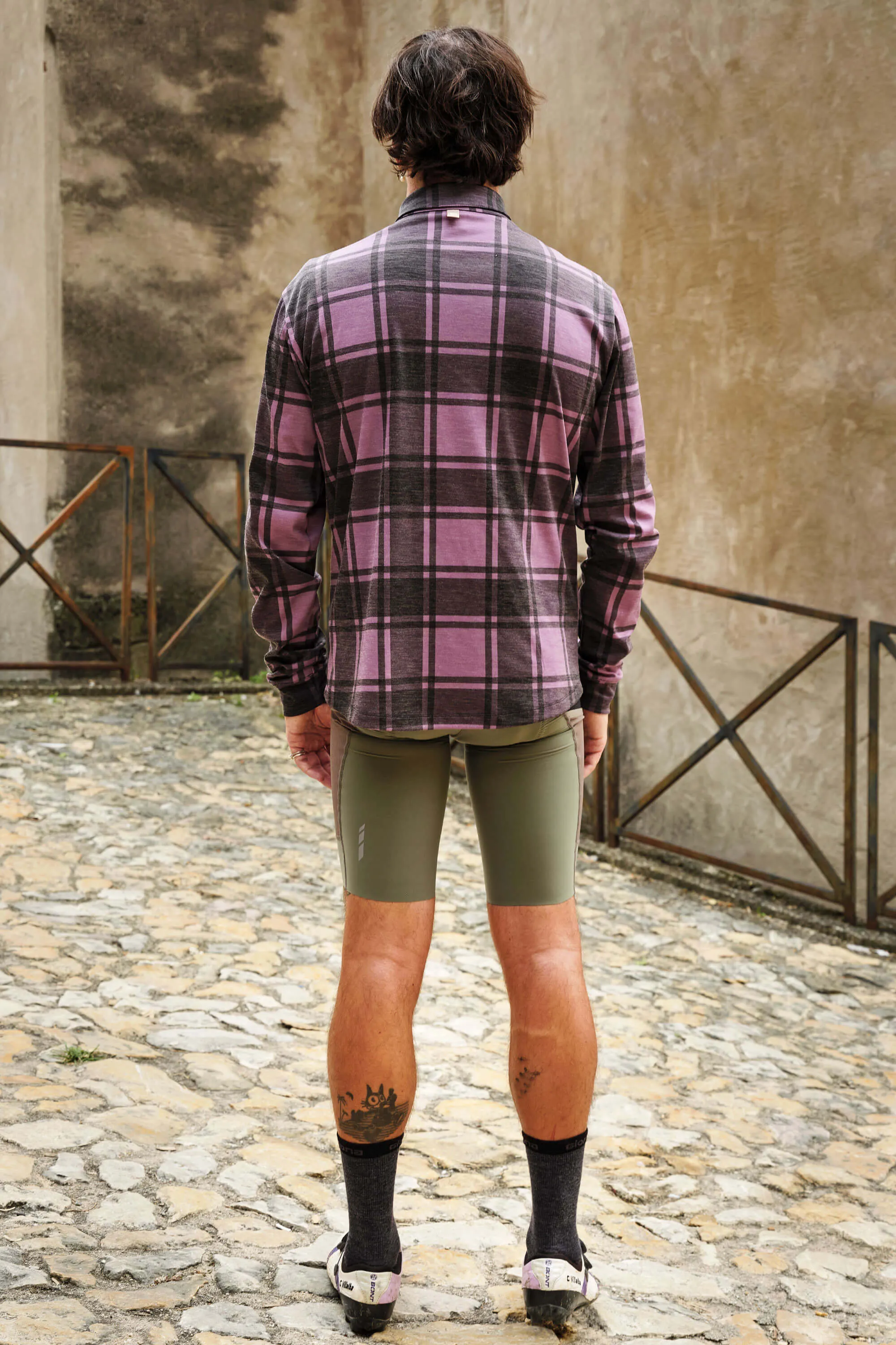 Beyond Gravel Button Down Wool Long Sleeve Shirt