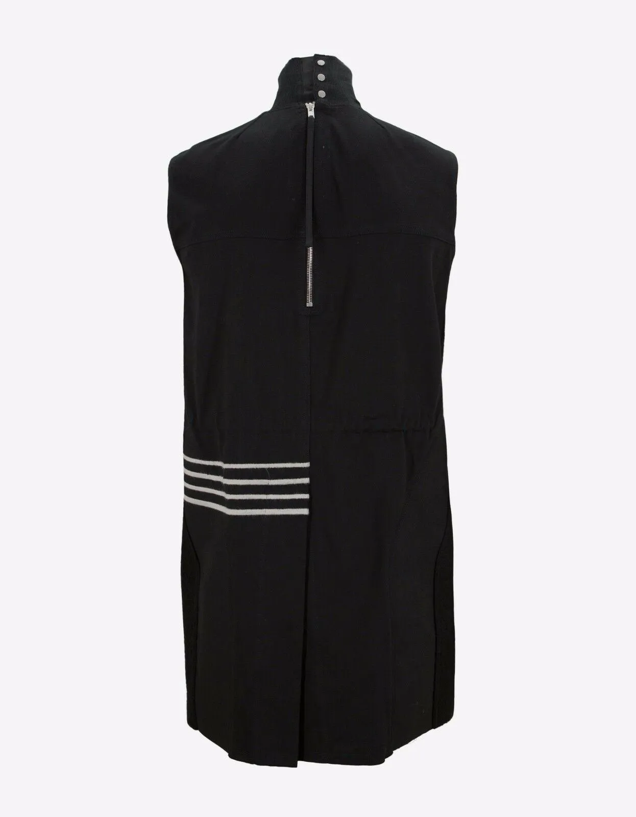 Black Geopatch Sleeveless T-Shirt Vest