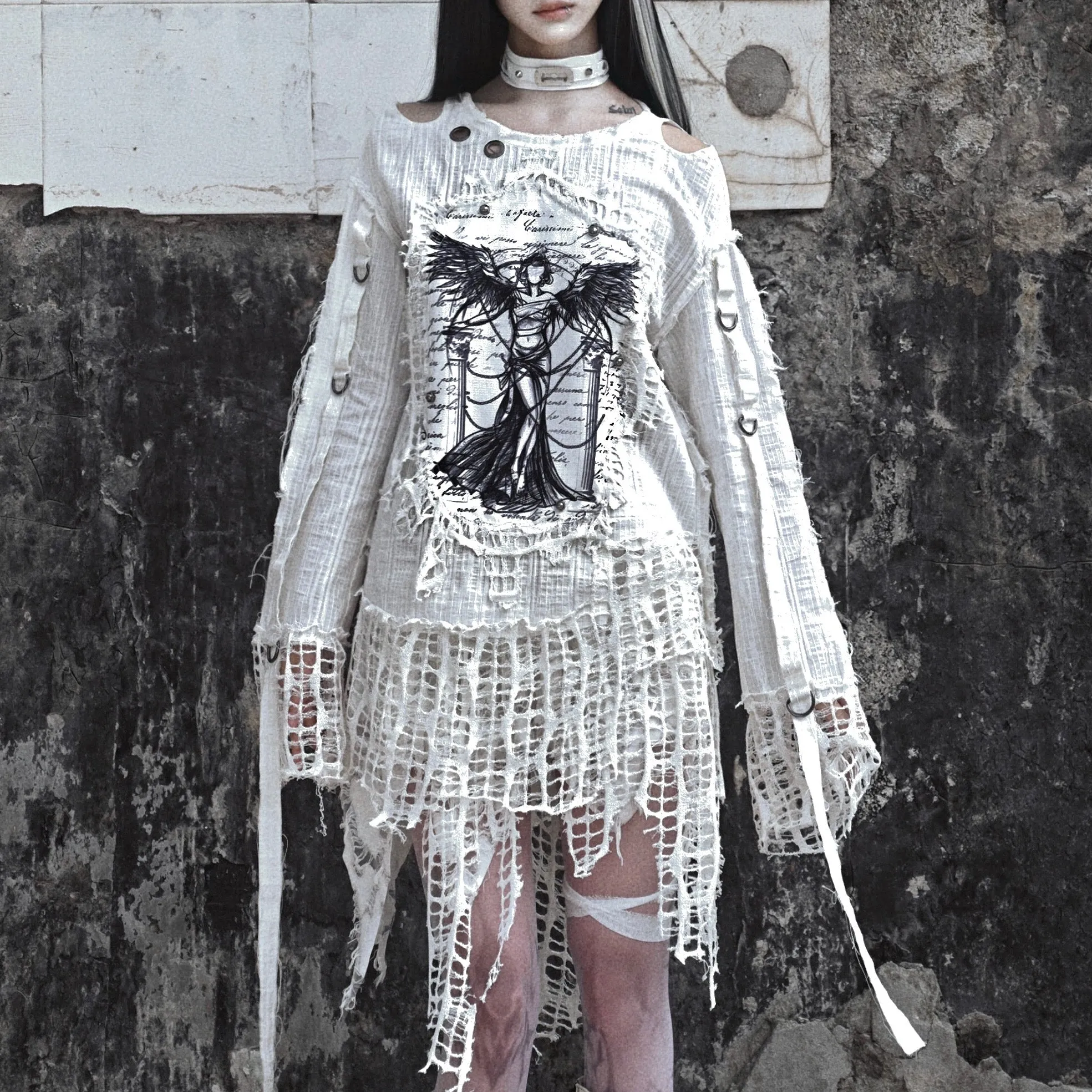 [Blood Supply] Madhouse Distressed Sweatshirt