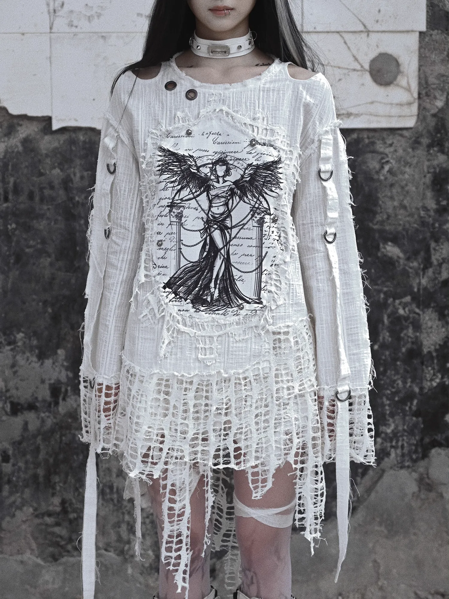 [Blood Supply] Madhouse Distressed Sweatshirt