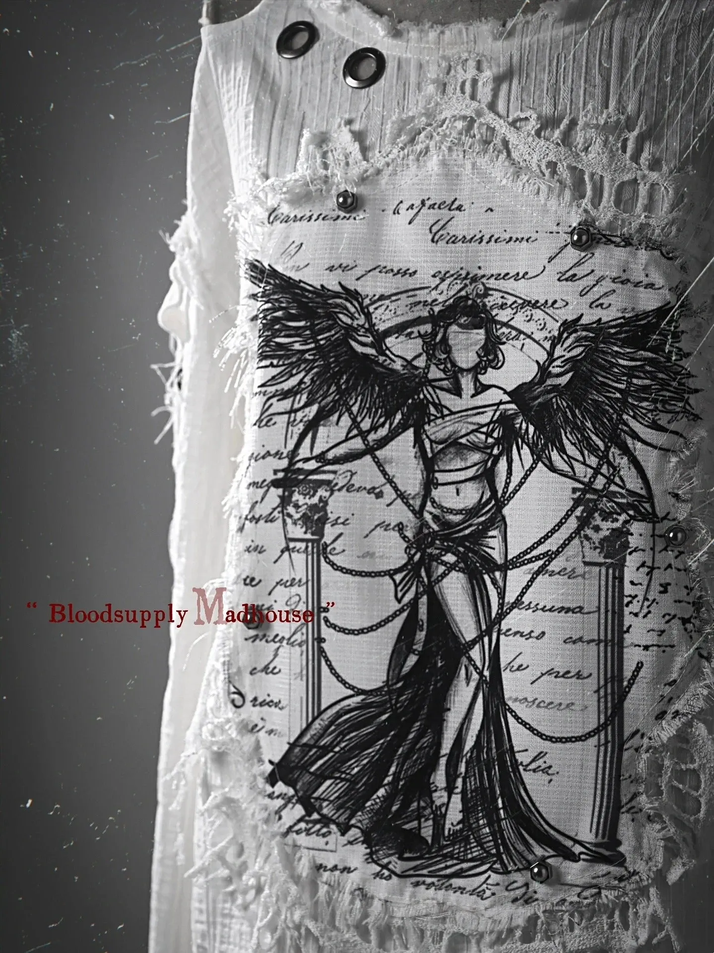 [Blood Supply] Madhouse Distressed Sweatshirt