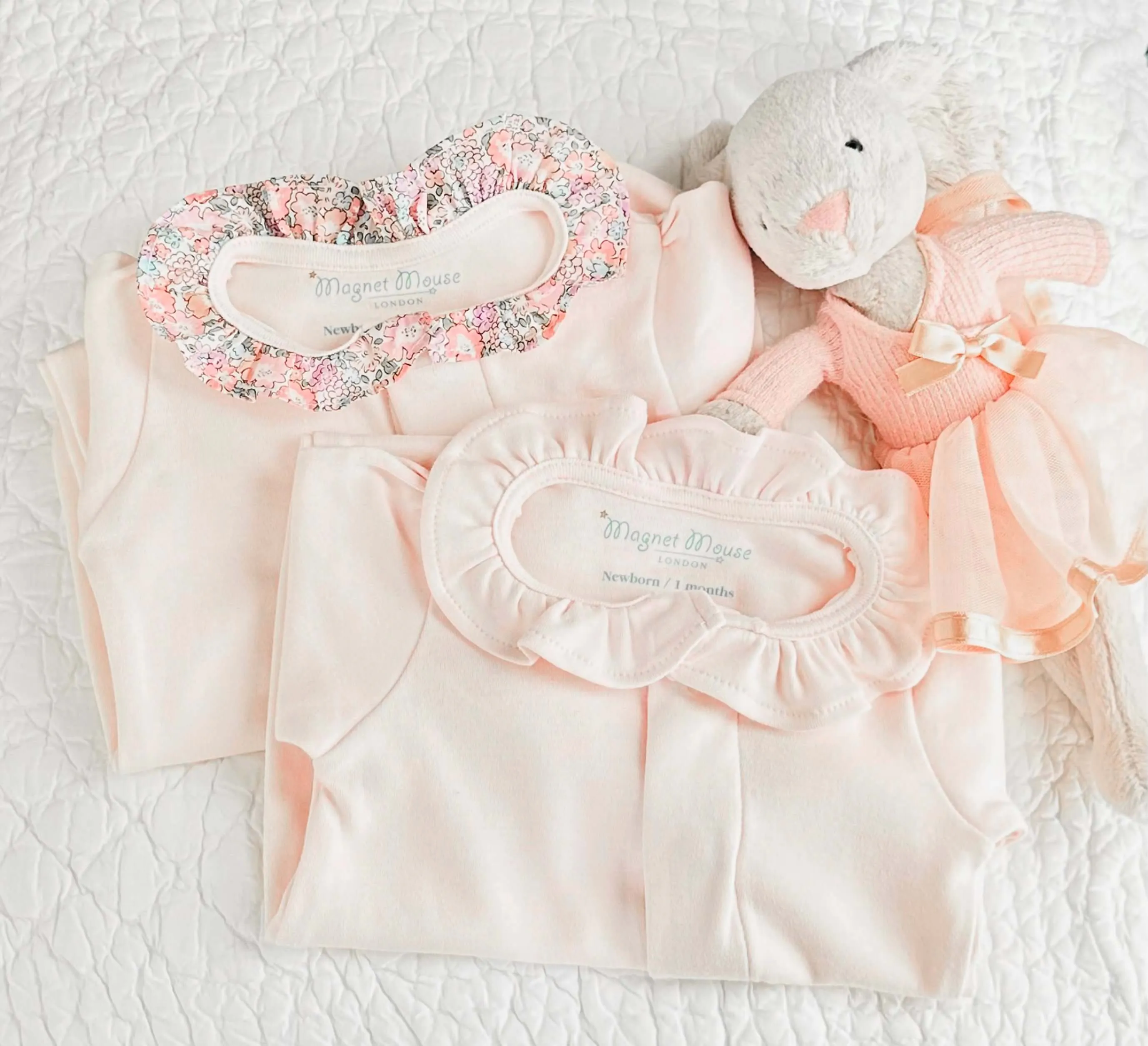 Classic Every Day Pink Ruffle Onesie