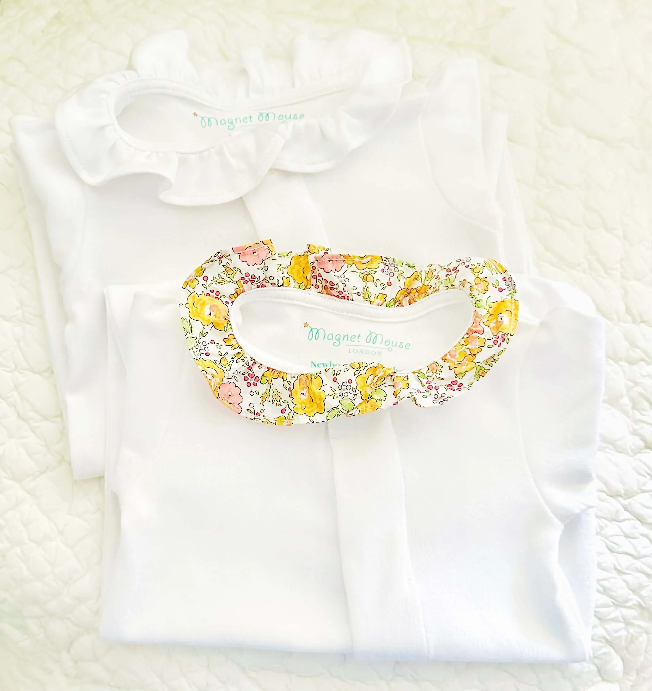 Classic Every Day White Ruffle Onesie