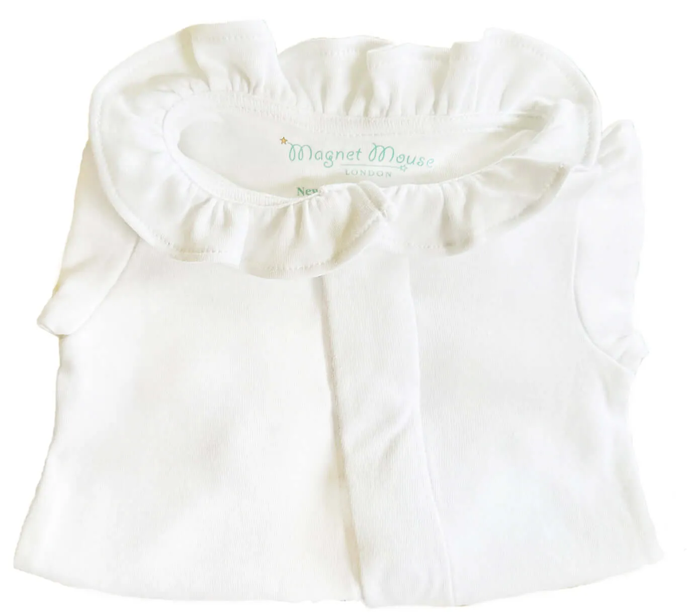 Classic Every Day White Ruffle Onesie
