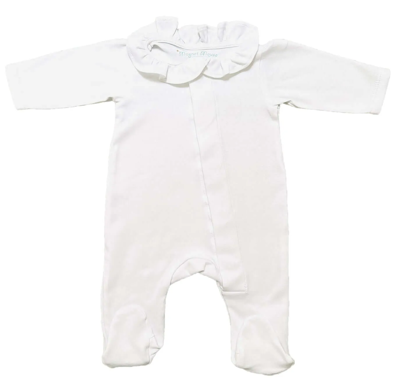 Classic Every Day White Ruffle Onesie