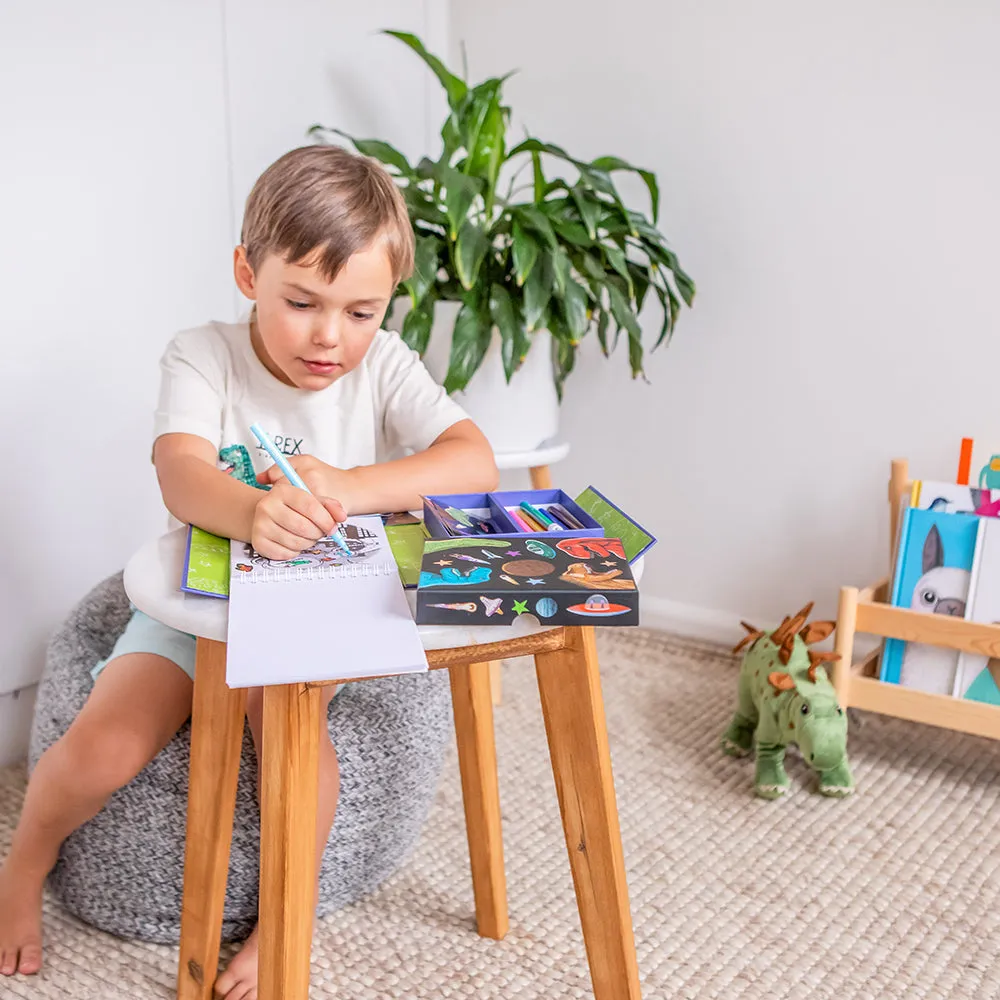 Colouring Set - Dinos In Space