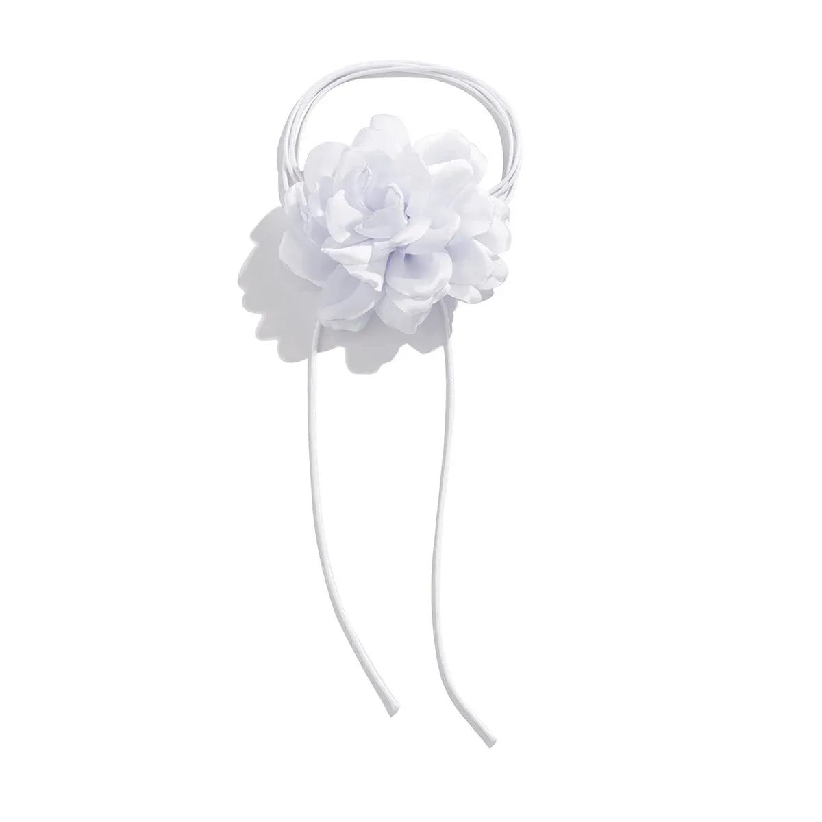 Exaggerated Goth Rose Flower Clavicle Chain Necklace