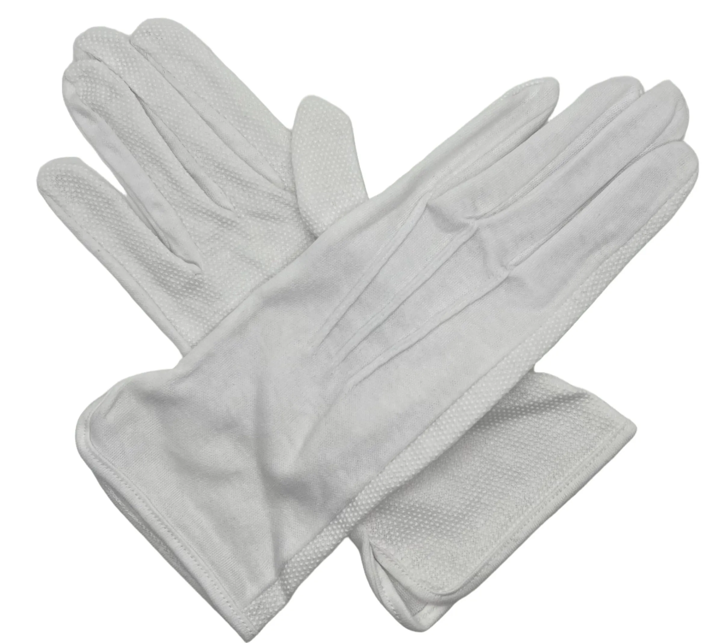 Gloves White W/ Grip
