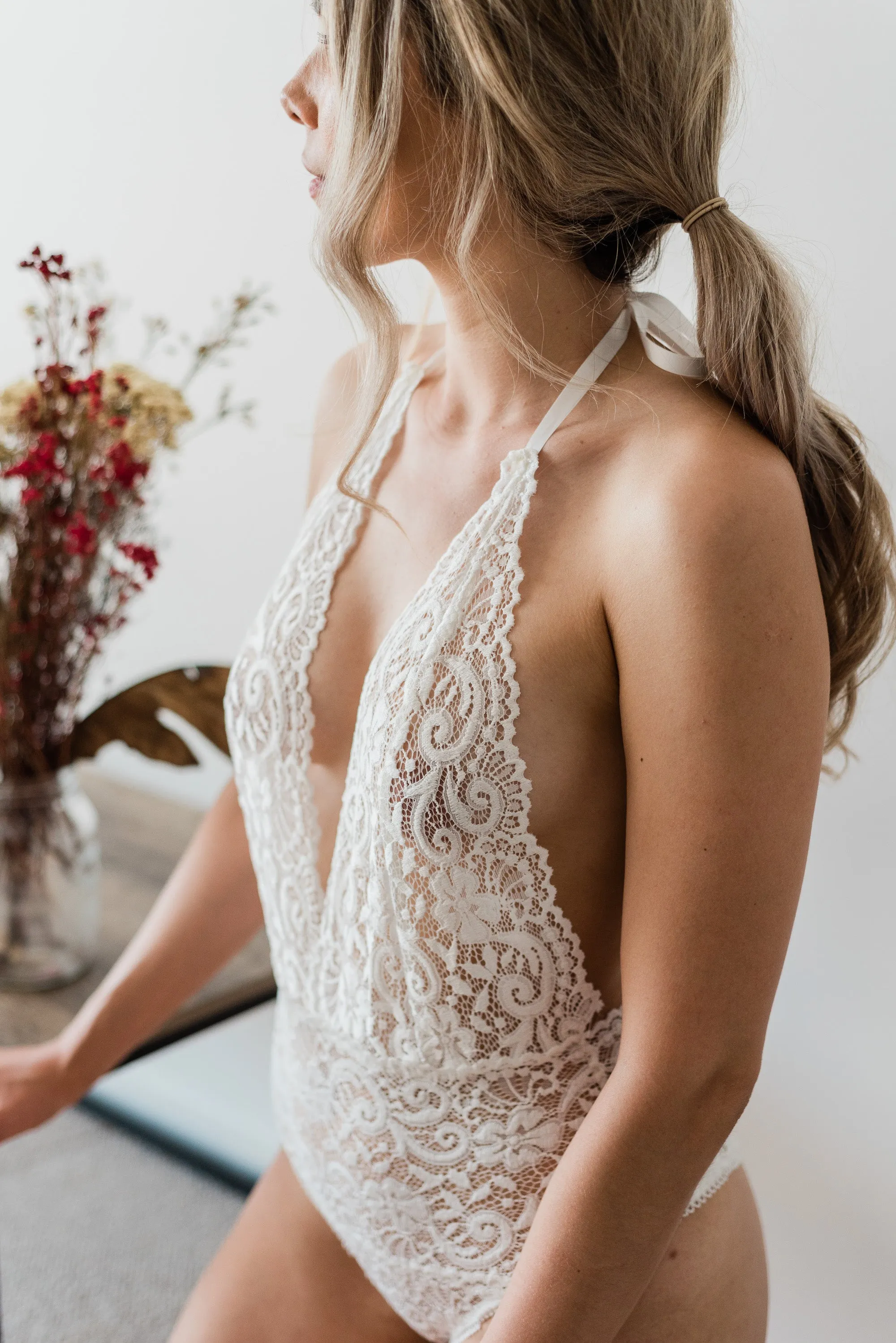 Harper White Bodysuit