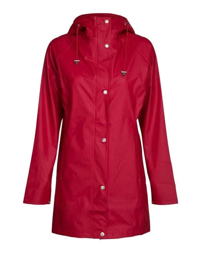 Ilse Jacobsen T Rain87 Raincoat Deep Red 303