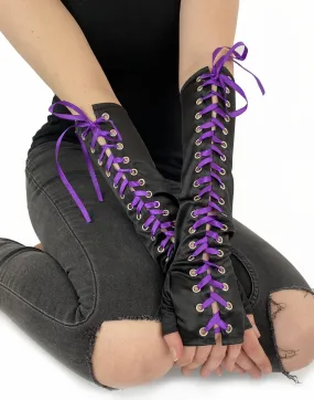 Lace Up Gloves