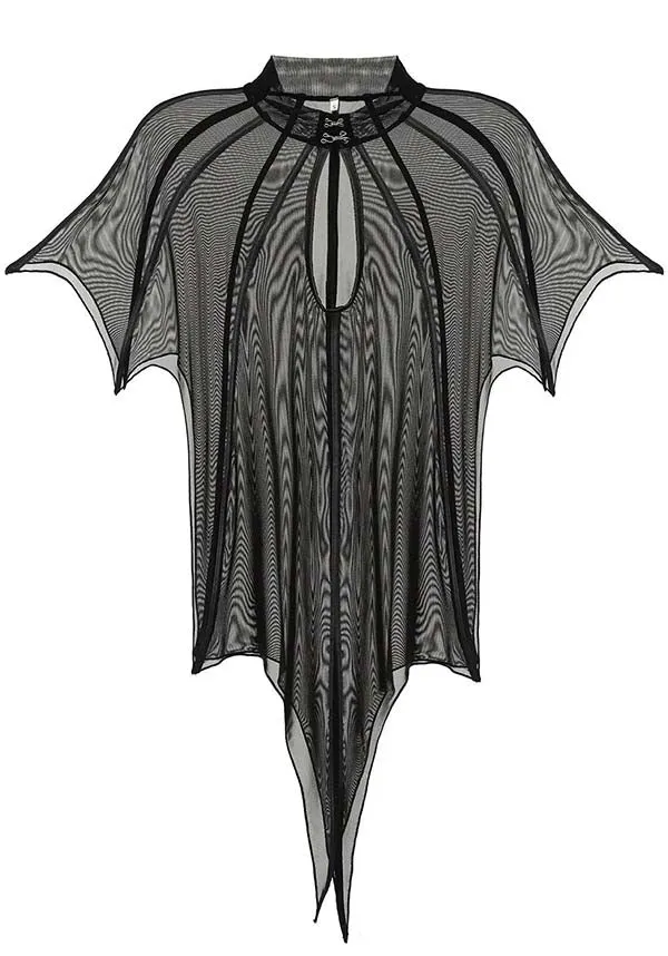 Leutogi Mesh Bat Wing | PONCHO TOP