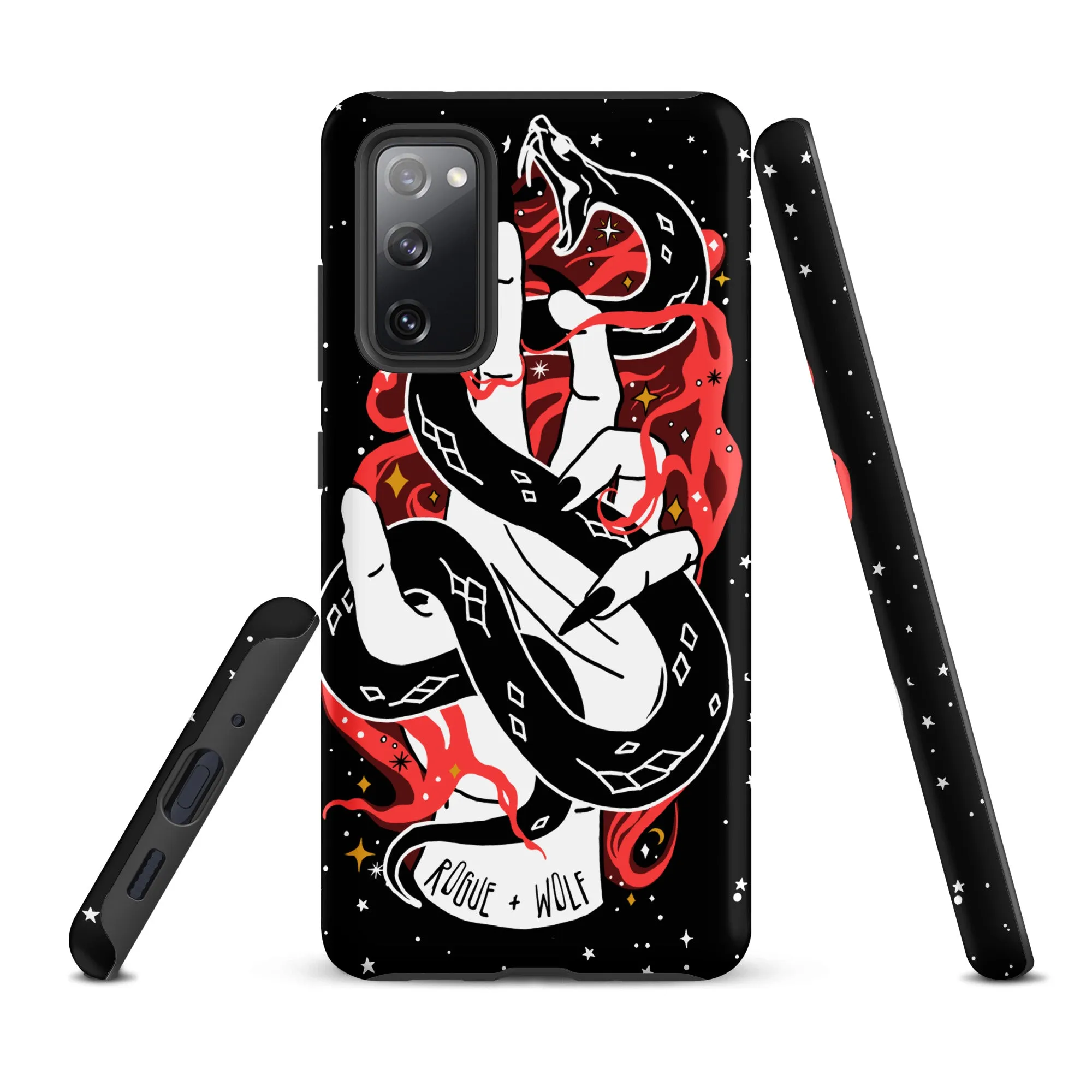 Love Bite Tough Phone Case for Samsung - Gothic Style Witchy Protective Phone Case Shockproof Cover