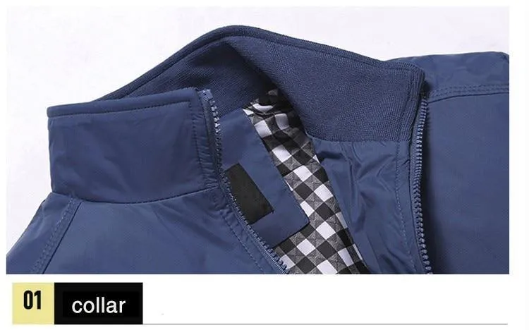 Men's Loose Bomber Jacket Plus Size M- 5XL
