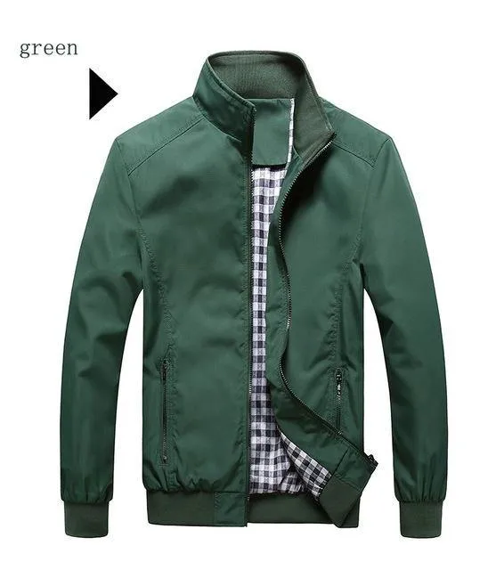 Men's Loose Bomber Jacket Plus Size M- 5XL
