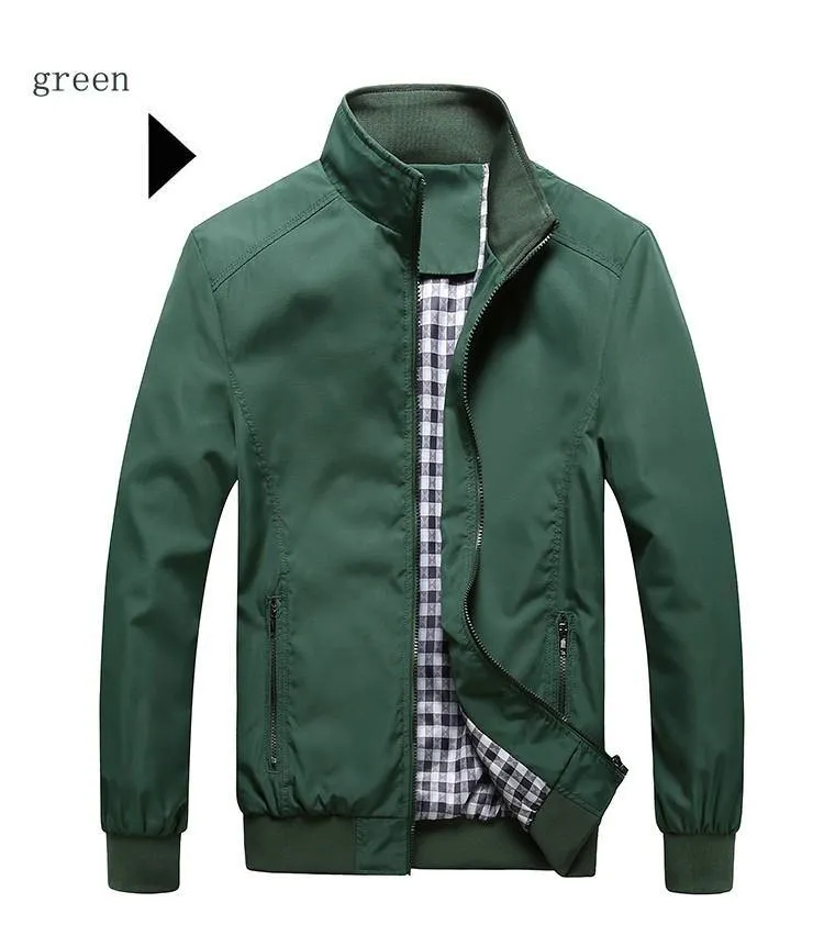 Men's Loose Bomber Jacket Plus Size M- 5XL