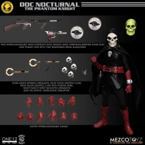 Mezco One:12 Collective Rumble Society Doc Nocturnal and Phantom Knights add-on kit
