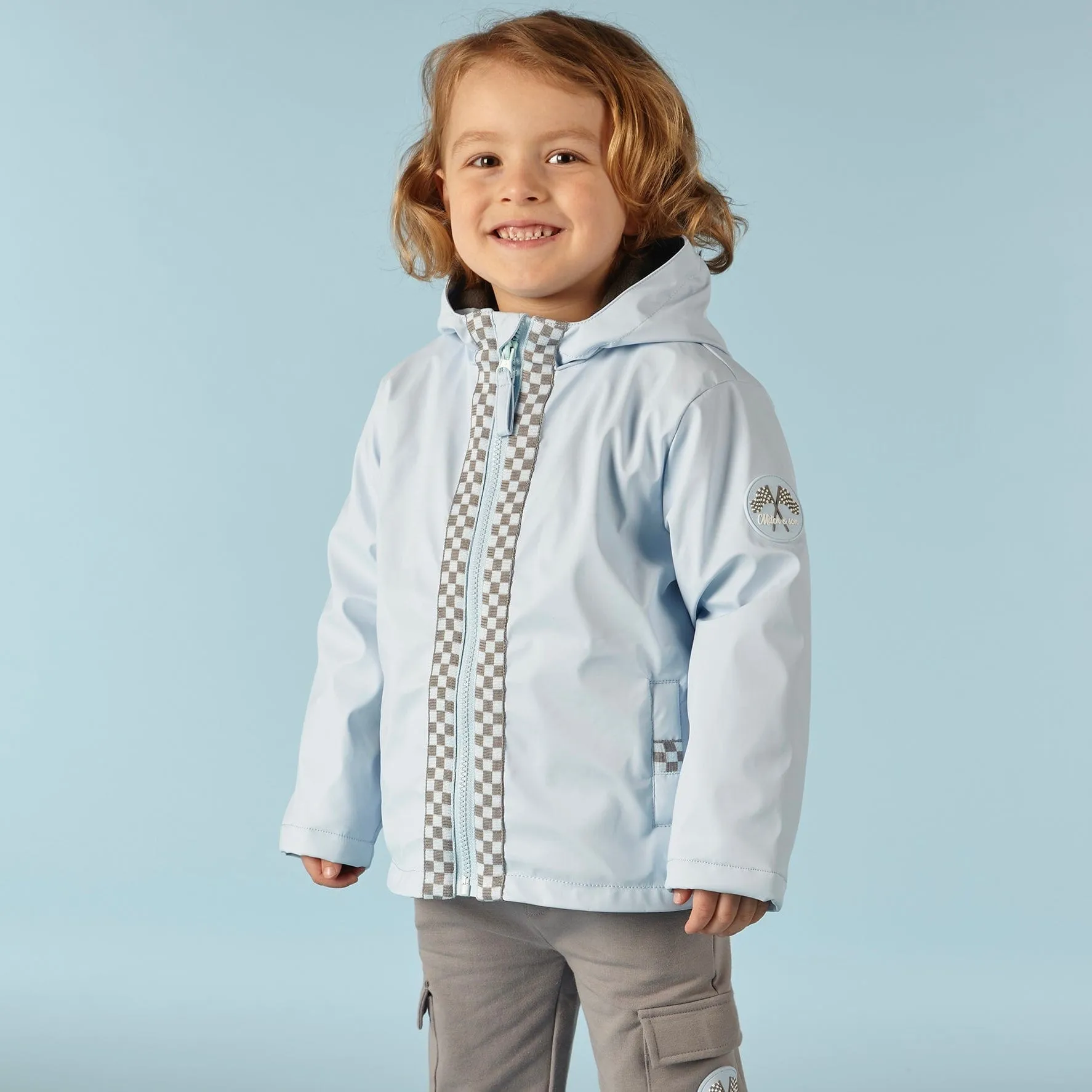 MITCH & SON - Edson Raincoat - Pale Blue