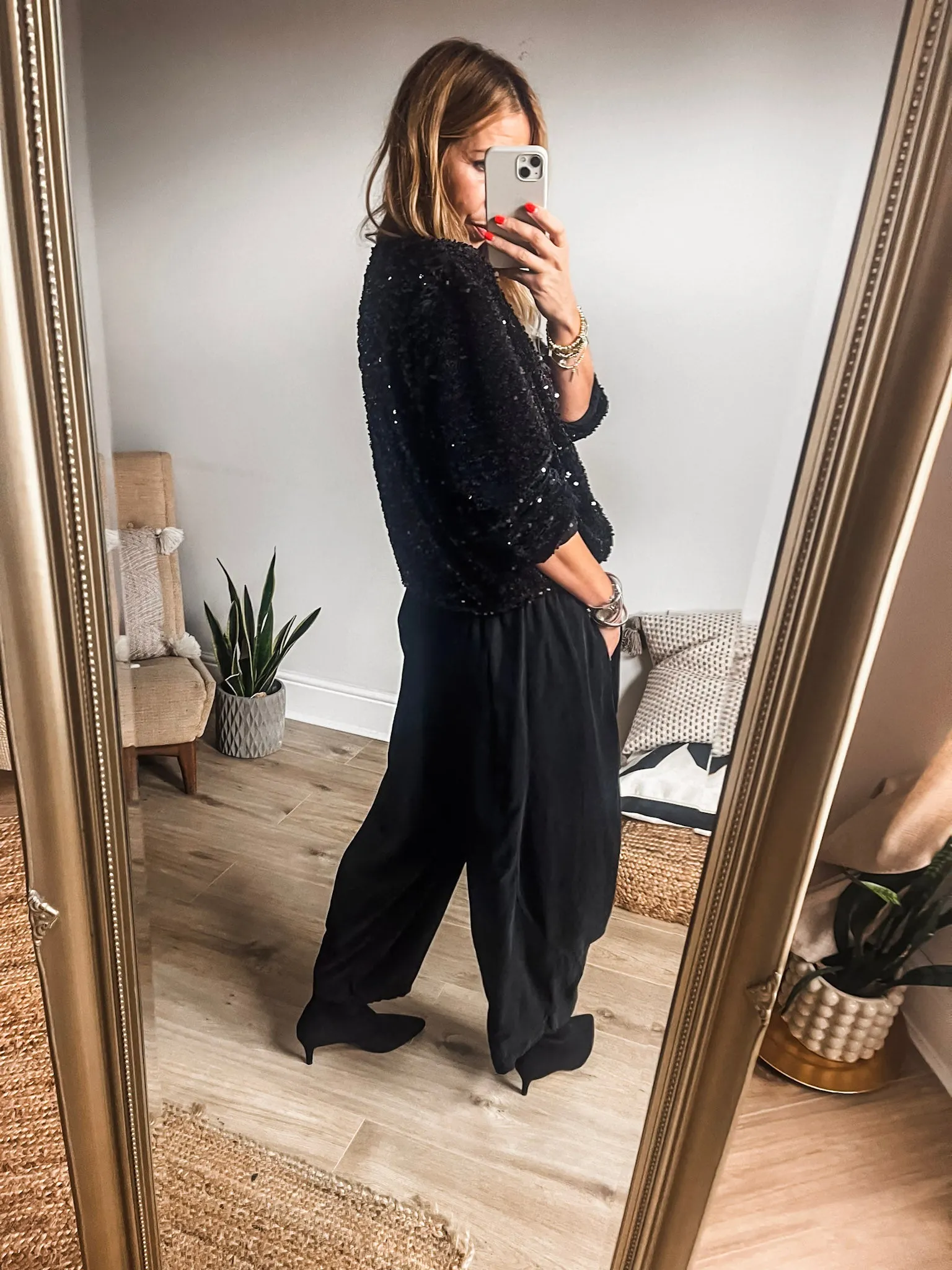 Sequin Bomber Jacket
