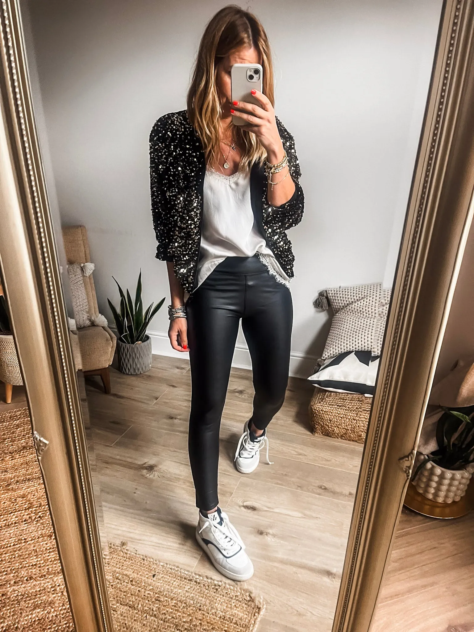 Sequin Bomber Jacket