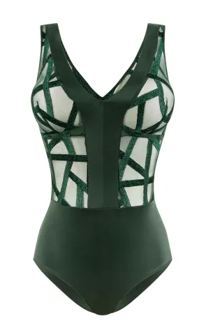 Série Bodysuit in Émeraude By Louisa Bracq - 2XS-XL
