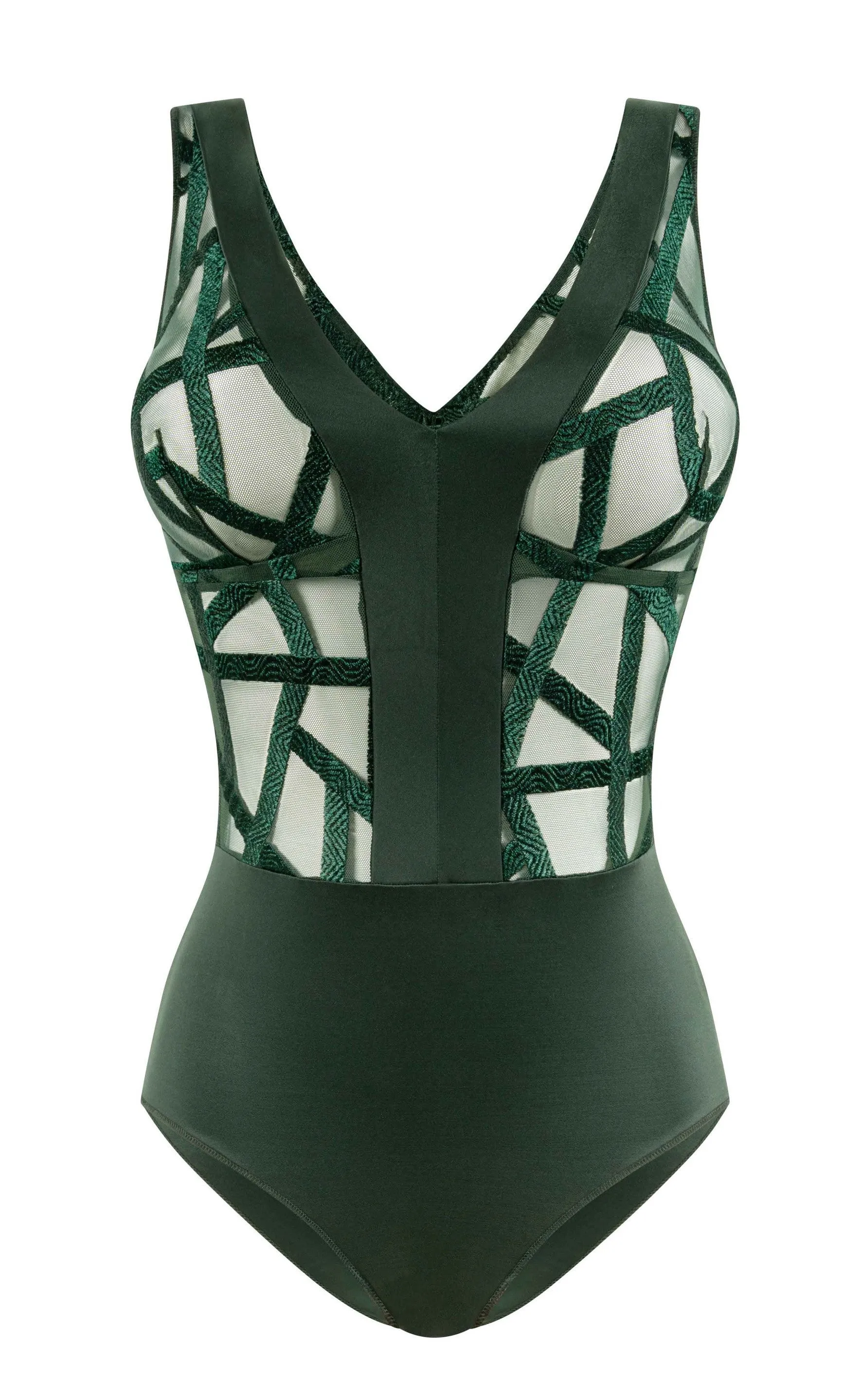Série Bodysuit in Émeraude By Louisa Bracq - 2XS-XL