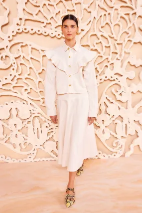 Ulla Johnson - Mathilde Shirt in Pearled Cowrie