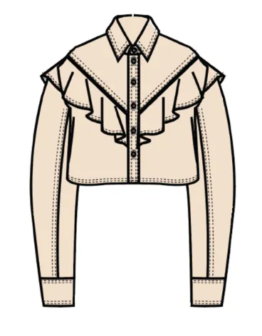 Ulla Johnson - Mathilde Shirt in Pearled Cowrie