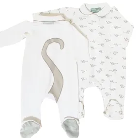 Unisex Mouse Babygrow Set