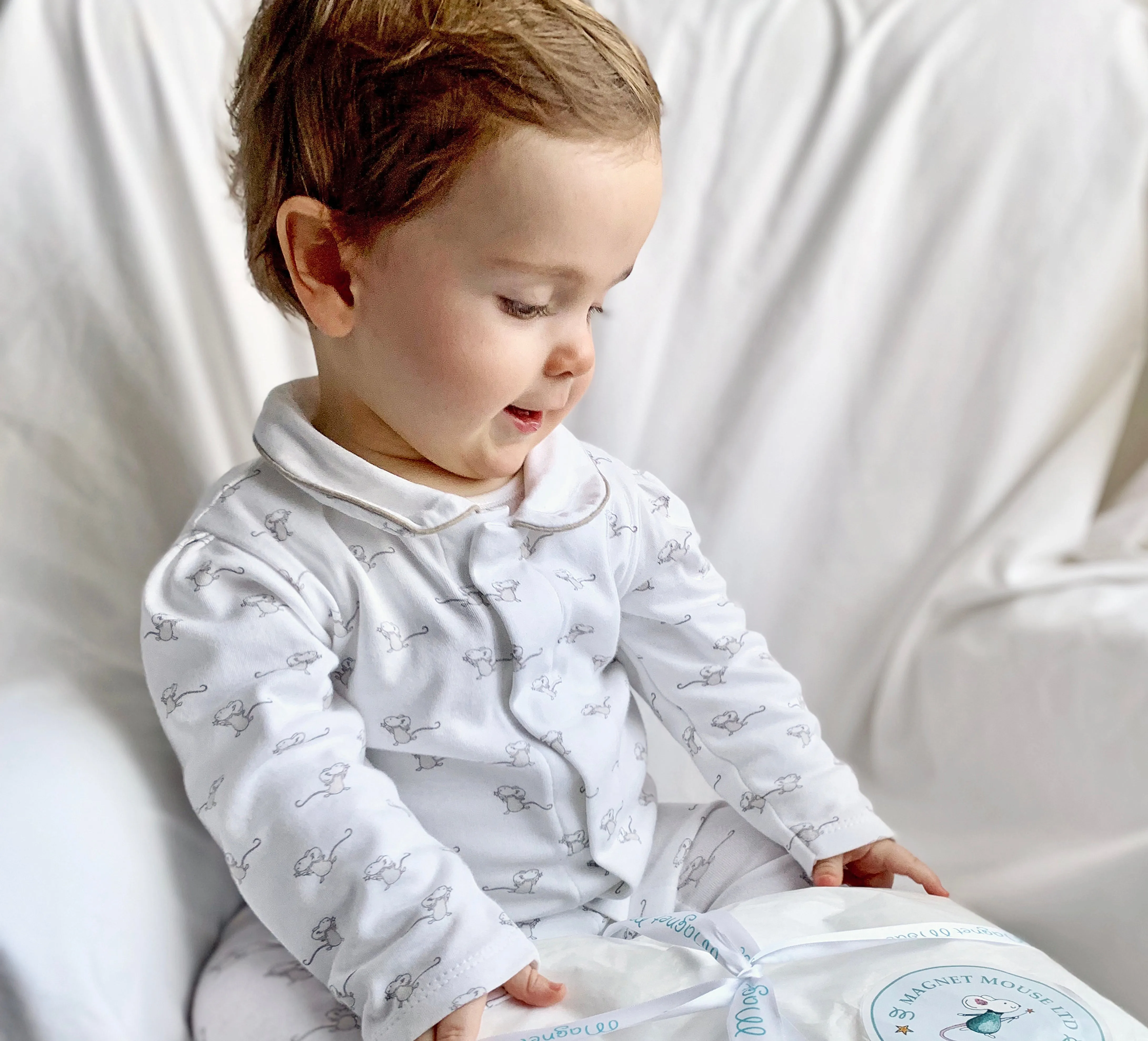 Unisex Mouse Babygrow Set