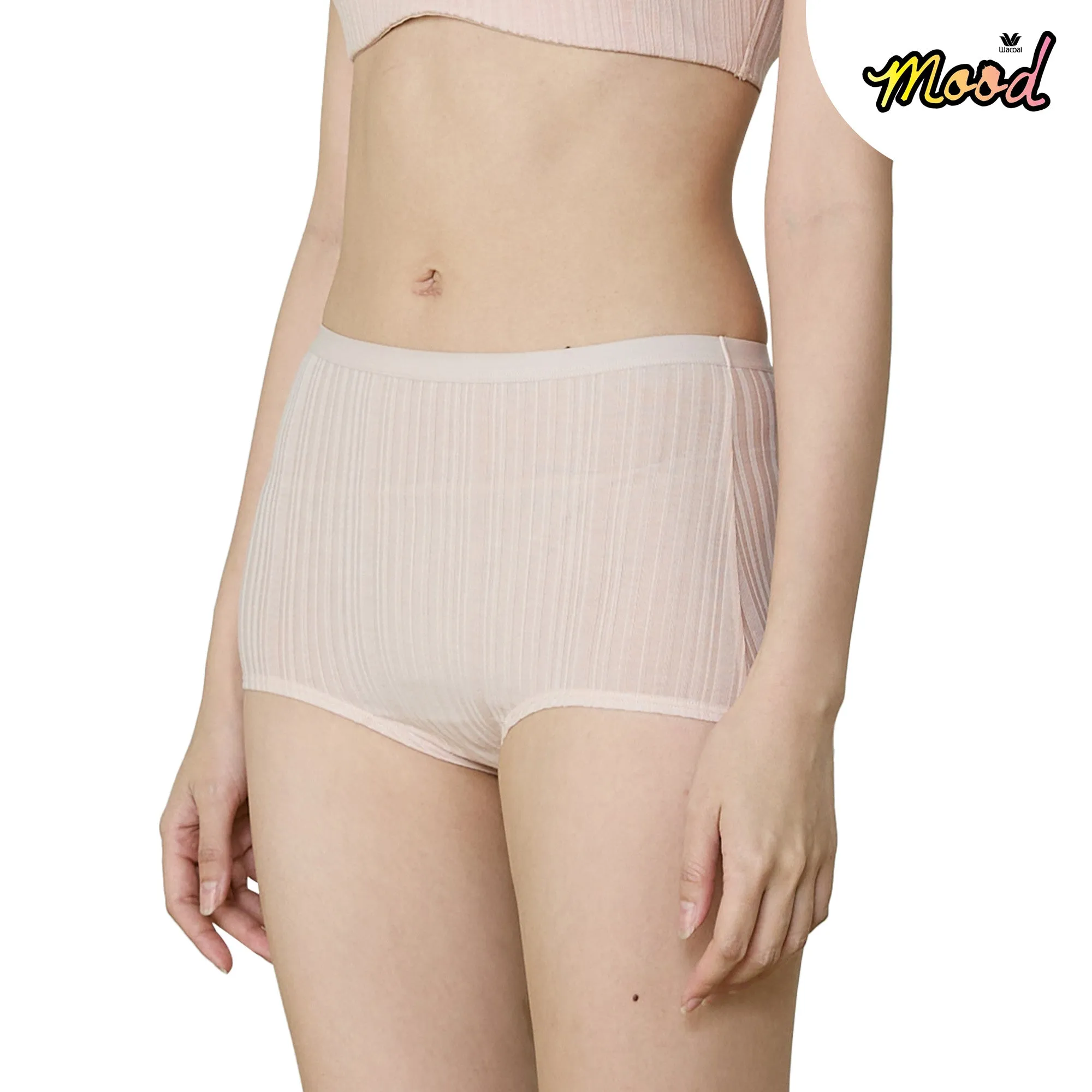 Wacoal Mood  Smart Size ชุดชั้นในวัยรุ่น บราไร้โครง รุ่น MM1X89 (เข้าคู่ MUMX89) สีเบจ (BE)