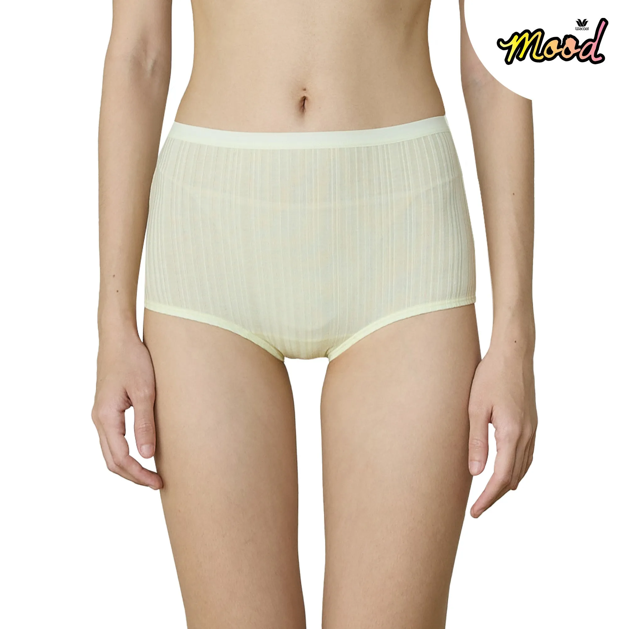 Wacoal Mood  Smart Size ชุดชั้นในวัยรุ่น บราไร้โครง รุ่น MM1X89 (เข้าคู่ MUMX89) สีเหลือง (YE)